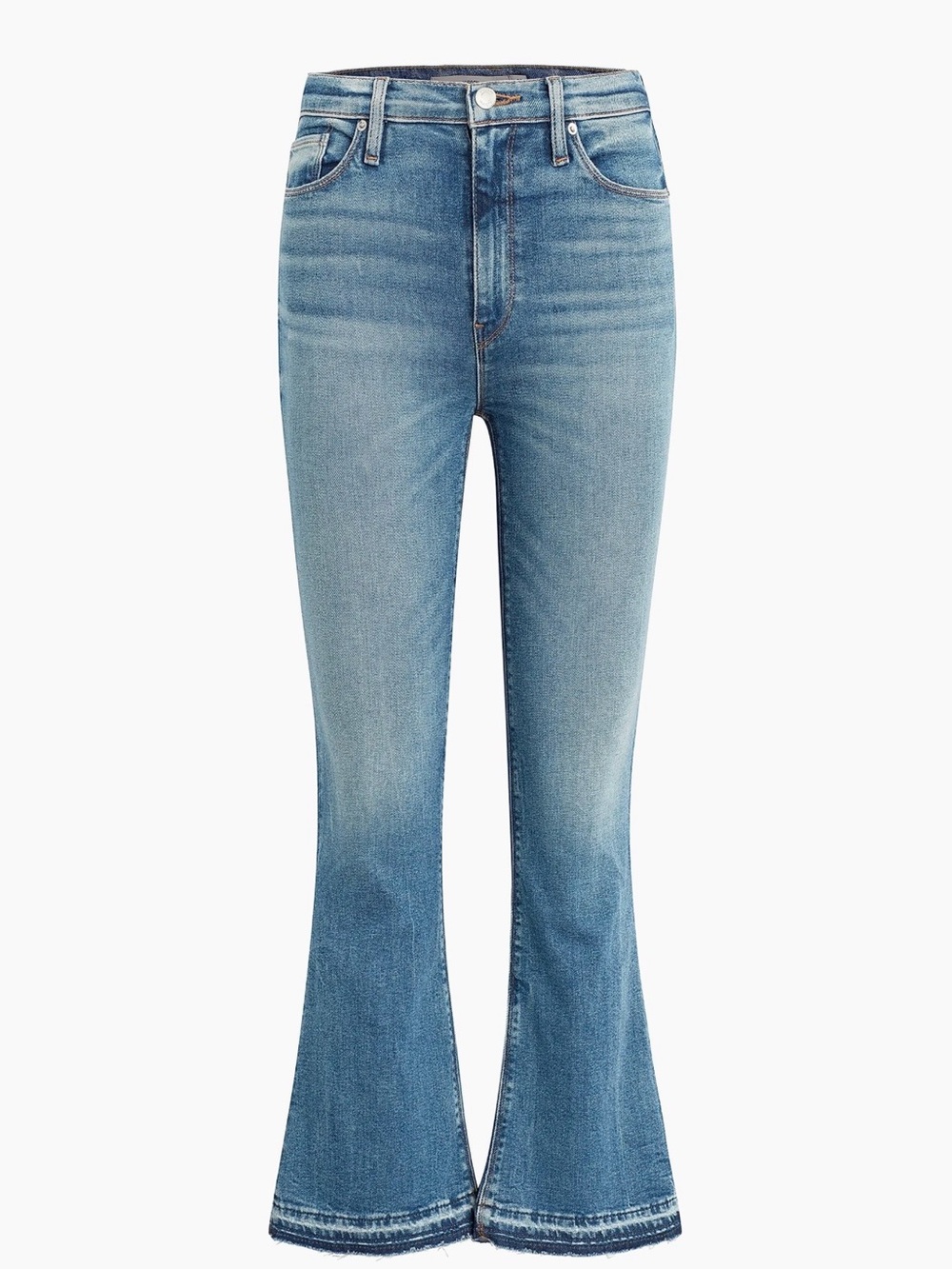 Hudson Jeans Women's Barbara High-Waisted Boot-Cut Jeans with Frayed Hem, NEW!